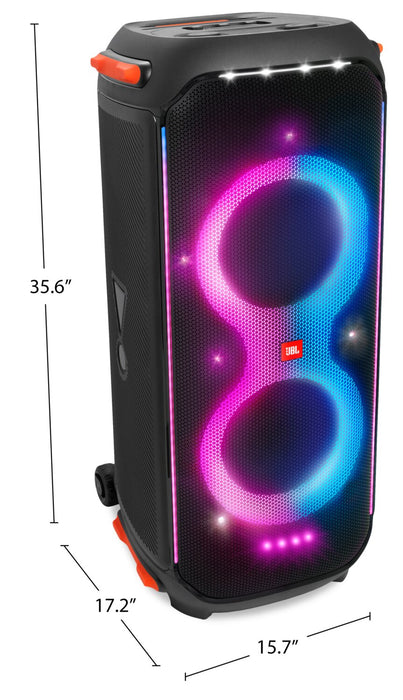 Haut-parleur de fête portatif de 800 W JBL PartyBox 710 avec cote de résistance aux éclaboussures IPX4 (JBLPARTYBOX710AM)
