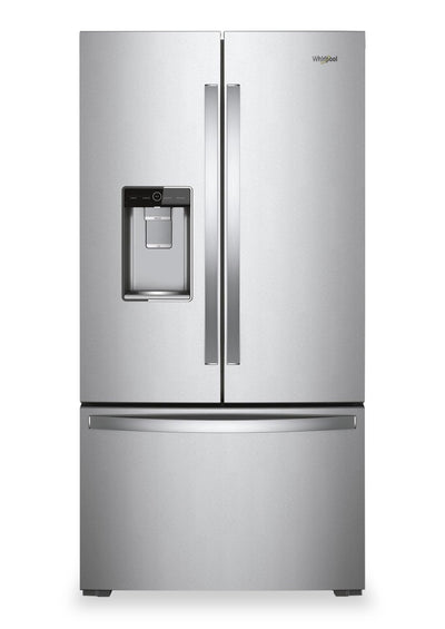 Whirlpool 36" 23.8 Cu. Ft. Counter-Depth French-Door Refrigerator - Stainless Steel - WRFC9636RZ | Réfrigérateur Whirlpool de 23,8 pi3 et de 36 po de profondeur comptoir à portes françaises - acier inoxydable - WRFC9636RZ | WRFC963Z