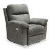 Fauteuil à inclinaison électrique Oliver 40 po fabriqué au Canada, en tissu de chenille avec port USB - gris étain Addison