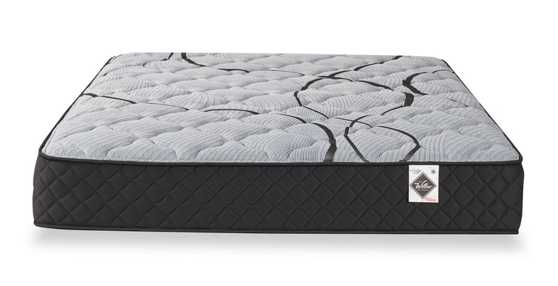 Matelas semi-ferme à plateau régulier dans une boîte Red Cedar de Springwall pour très grand lit