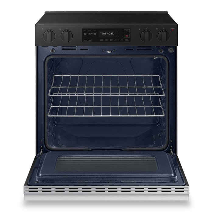 Cuisinière intelligente électrique encastrée Samsung de 6,3 pi³ avec commande vocale - acier inoxydable - NSE6DG8100SRAC