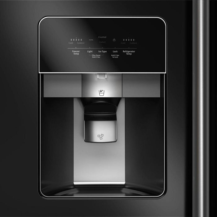 Réfrigérateur Maytag de 25 pi³ et de 36 po à compartiments juxtaposés - noir - MRSF4036PB