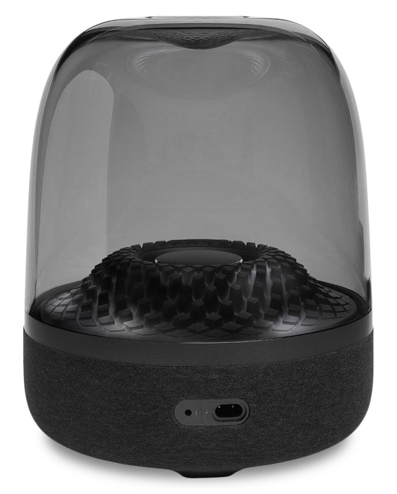 Haut-parleur de 130 W Harman Kardon Aura Studio 4 à dôme transparent (HKAURAS4BLKAM)