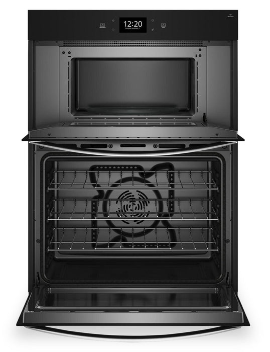 Four mural combiné intelligent Whirlpool de 6,4 pi³ avec friture à air chaud AirFry - WOEC7030PZ