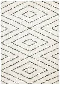 Carpette à poil long Pascal multicolore - 5 pi 3 po x 7 pi 7 po