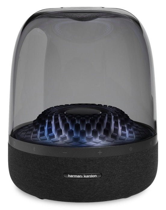 Haut-parleur de 130 W Harman Kardon Aura Studio 4 à dôme transparent (HKAURAS4BLKAM)