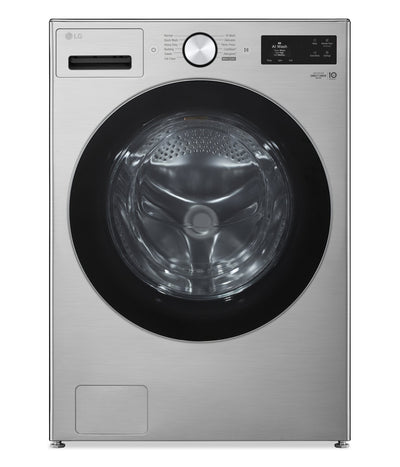 LG 5.8 Cu. Ft. Smart Front-Load High-Efficiency Steam Washer - Graphite Steel - WM5800HVA | Laveuse à la vapeur intelligente haute efficacité LG à chargement frontal de 5,8 pi3 - acier graphite - WM5800HVA