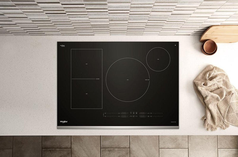 Surface de cuisson à induction Whirlpool de 30 po à 4 éléments - acier inoxydable - WCIT7530SS