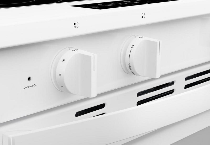 Cuisinière électrique Whirlpool de 5,3 pi3 avec friture à air et revêtement WipeCleanMC - blanc - YWSES7530RW