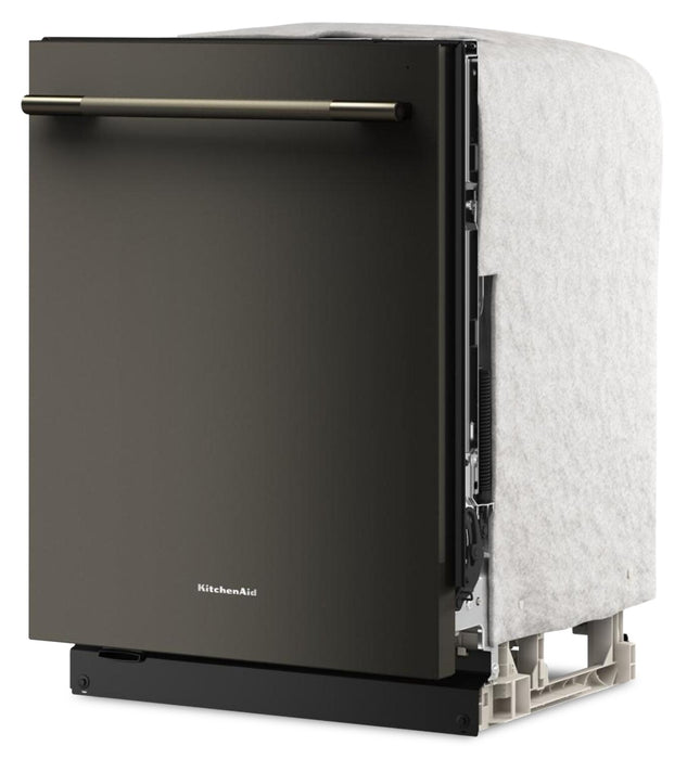 Lave-vaisselle KitchenAid de 24 po et de 44 dBA avec troisième panier 360° Max JetsMC - minerai noir - KDTS724SBE