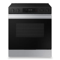 Cuisinière intelligente électrique encastrée Samsung de 6,3 pi³ avec commande vocale - acier inoxyda…
