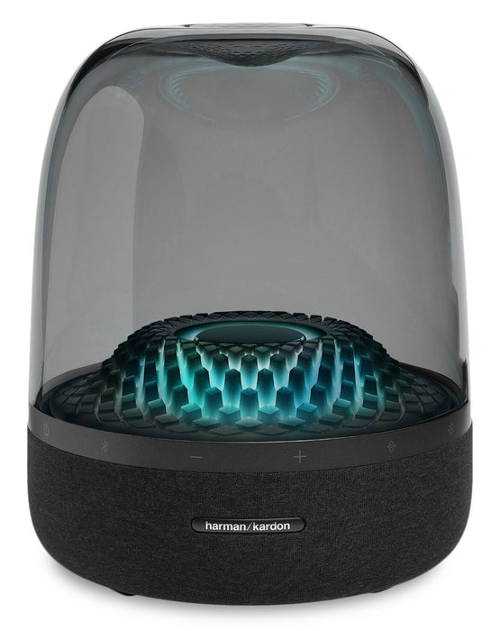 Haut-parleur de 130 W Harman Kardon Aura Studio 4 à dôme transparent (HKAURAS4BLKAM)