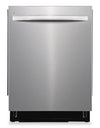 Lave-vaisselle Frigidaire de 24 po et de 49 dBA avec commandes sur le dessus et 3e panier - acier inoxydable - FDSH4502BF