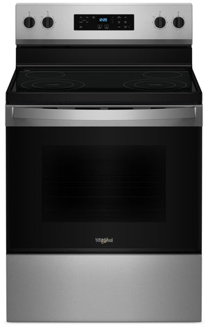 Cuisinière électrique Whirlpool de 5,3 pi³ avec autonettoyage - acier inoxydable - YWFES3530RS