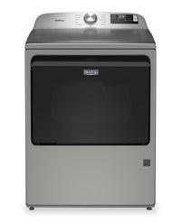 Sécheuse à gaz Maytag à chargement par le haut de 7,4 pi3 avec détection d’humidité avancée - grise - MGD6205RR