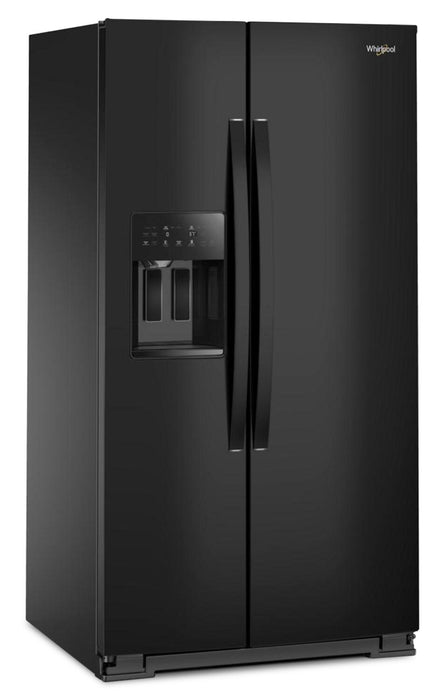 Réfrigérateur Whirlpool de 28,7 pi³ et de 36 po à compartiments juxtaposés - noir - WRSF5536RB