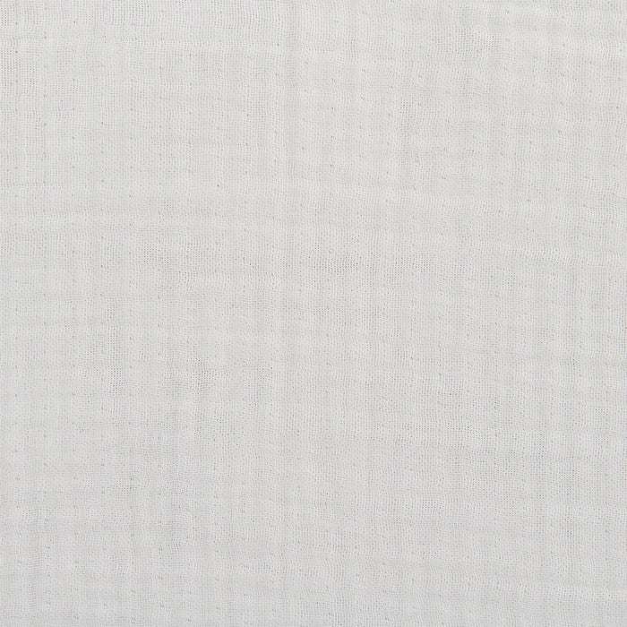 Couverture Veranda & Grove en coton à 4 couches pour très grand lit - blanche