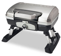 Barbecue de table à gaz portatif Petit gourmet de Cuisinart - argenté - CGG-180TS-C