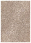 Sous-tapis de 6 pi x 9 pi - brun