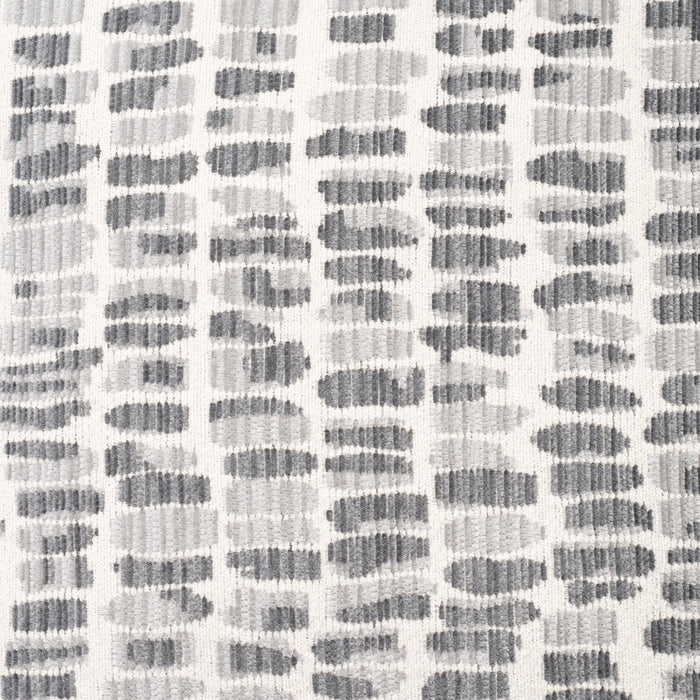 Sofa sectionnel de gauche Morgan 3 pièces fabriqué au Canada en tissu de chenille avec sofa et coussins décoratifs - gris