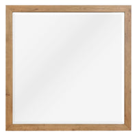 Miroir de commode de chambre à coucher Henri de Scott Living - brun