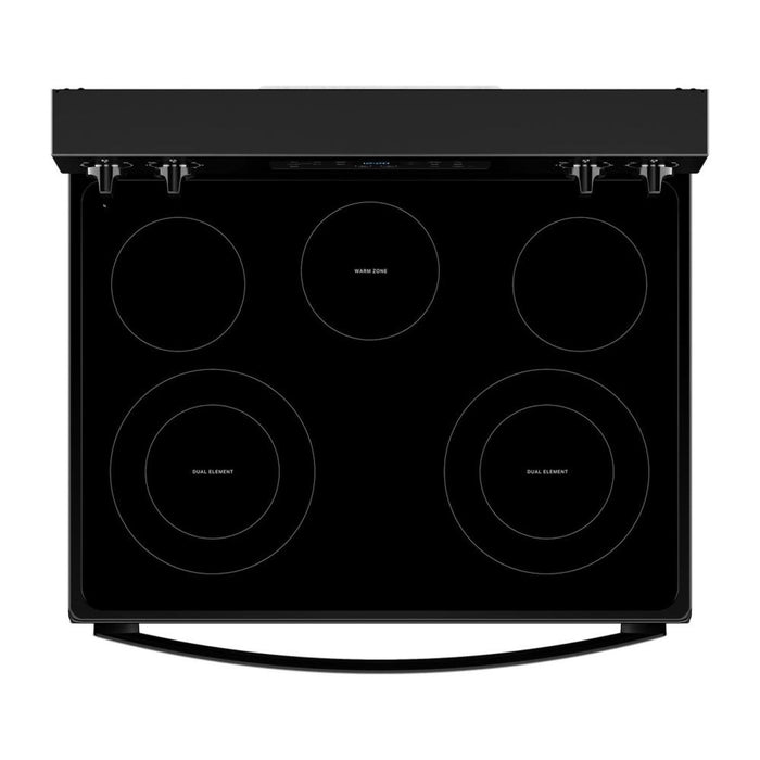 Cuisinière électrique Whirlpool de 5,3 pi3 et de 30 po avec 5 éléments - noire - YWFES3330RB