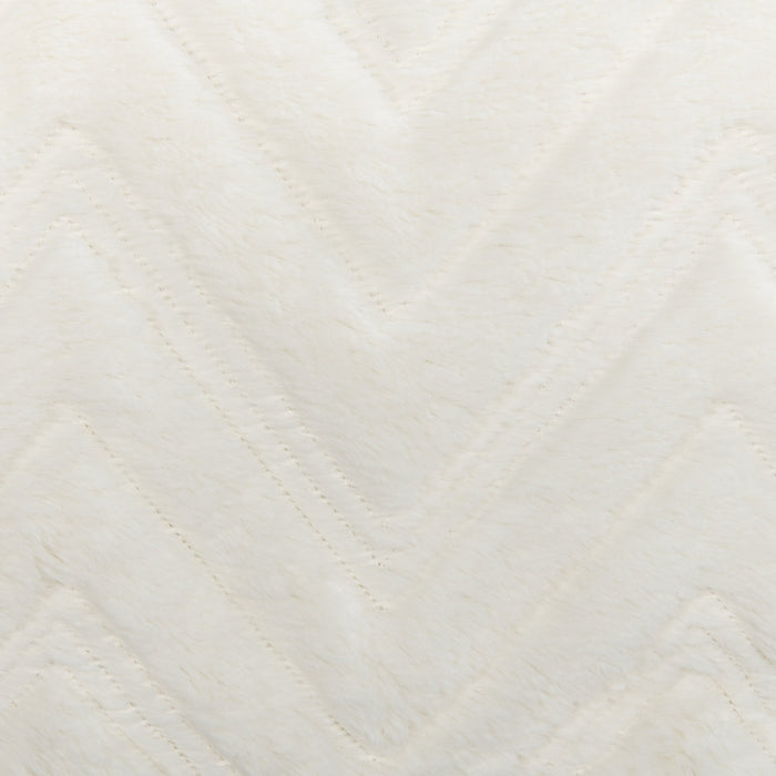 Ensemble d'édredon Tilda 3 pièces pour lit double et grand lit - blanc