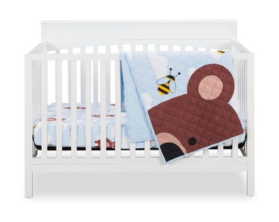Walden 3-Piece Crib Bedding Set - Blue | Literie Walden 3 pièces pour lit de bébé - Bleu
