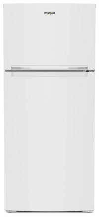 Réfrigérateur Whirlpool de 16,3 pi³ et de 28 po à congélateur supérieur - blanc - WRTX5028PW