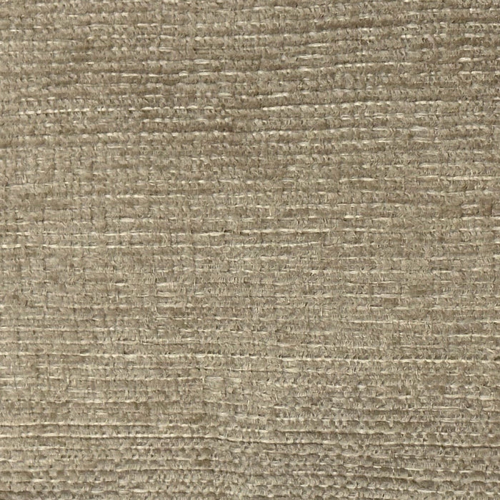 Causeuse Wynn de 70 po fabriquée au Canada en tissu de chenille avec bordure de clous décoratifs et pattes en oignon en bois - taupe