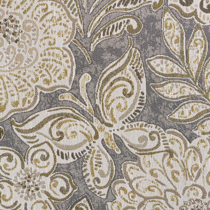 Sofa Wynn de 93 po fabriqué au Canada en tissu de chenille avec bordure de clous décoratifs et pattes en oignon en bois - beige lin