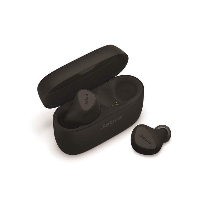Écouteurs réellement sans fil Elite 5 de Jabra - noir titane