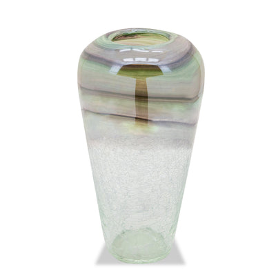 Frosted 12" Glass Vase|Vase en verre givré de 12 po|15942CVS