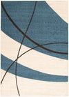 Carpette Carson bleu - 3 pi 11 pox 5 pi 7 po