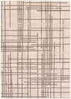 Carpette Sadie Burburry argent-noir - 5 pi 3 pox 7 pi 7 po