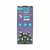 Jeu de 20 lumières à DEL de 5 mm pour l’intérieur avec ampoules blanc froid - ensemble de 2 jeux de lumières de Noël