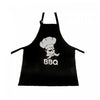 Tablier pour barbecue en néoprène noir