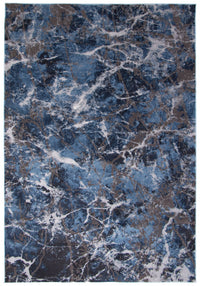 Carpette Marble bleue - 5 pi 3 po x 7 pi 3 po