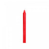 Bougies en colonne rouges non parfumées de 10 po - ensemble de 12 bougies
