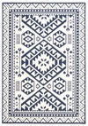 Carpette Gaia bleue 3 pi 11 po x 5 pi 7 po