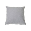 Coussin gris clair en chambray avec fermeture à glissière - ensemble de 2 coussins