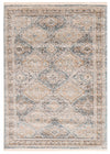 Carpette Leandra taupe/bleue 6 pi 7 po x 9 pi 6 po