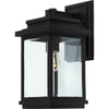 Applique murale IV Freemont noire à 1 ampoule pour l'extérieur
