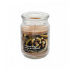 Pot parfumé de 18 oz à arôme de crème de noisette avec couvercle en verre - ensemble de 2 bougies