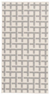 Carpette Brangane gris clair 2 pi 8 po x 4 pi 11 po