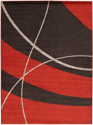 Carpette Carson rouge - 7 pi 10 pox 10 pi 2 po