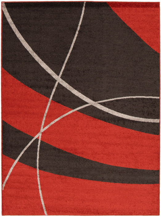 Carpette Carson rouge - 7 pi 10 pox 10 pi 2 po