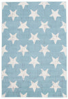 Carpette Ira turquoise 4 pi 7 po x 6 pi 7 po