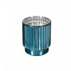 Bougie parfumée côtelée électroplaquée de 4,6 oz à arôme de jardin du matin - ensemble de 2