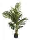 Palmier areca artificiel de 43 po en pot noir
